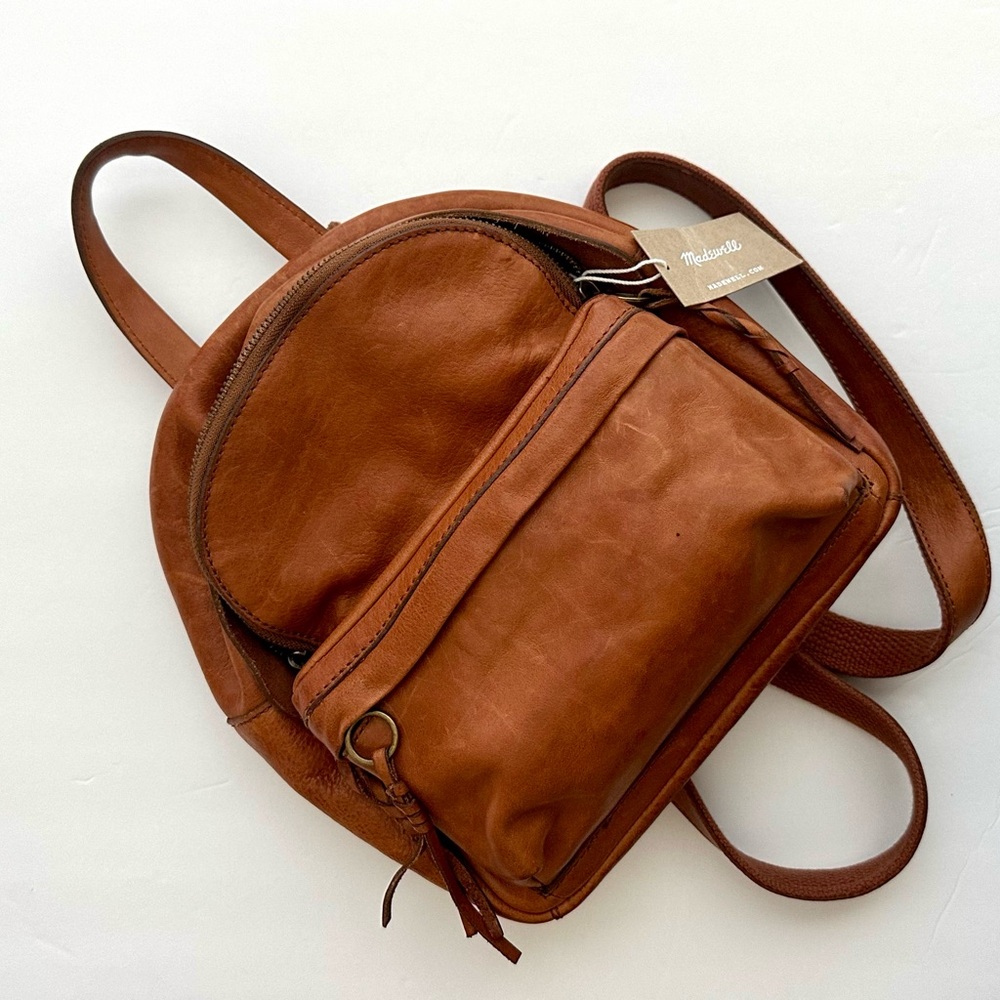 Madewell Lorimer Mini Leather Backpack - Picture 2 of 7